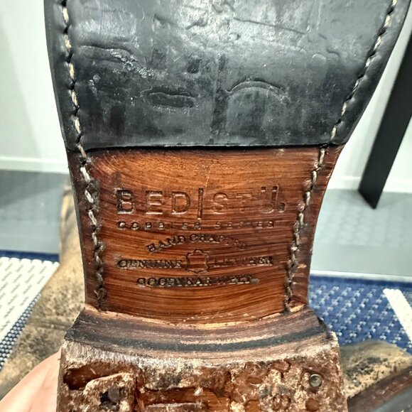 BED STU COBBLER SERIES TANGO WOMEN'S TALL BOOT 7.5 DISTRESSED RUSTIC BROWN NEW - Picture 15 of 16